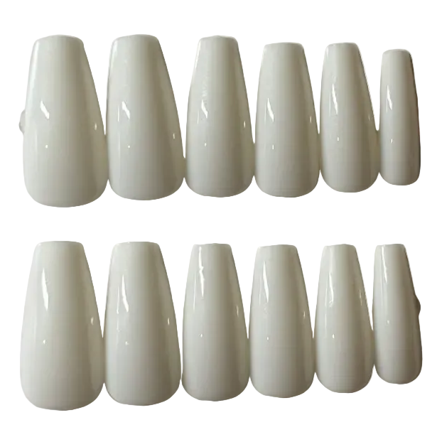 Long coffin white