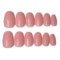 Short round vanilla blush
