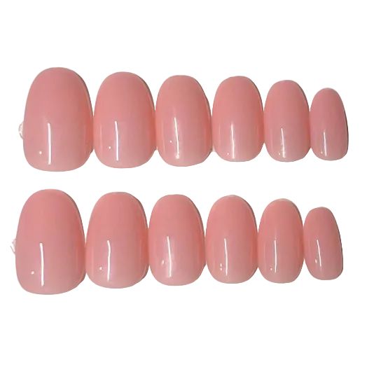 Short round vanilla blush