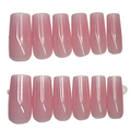 Long square rose based white ombre