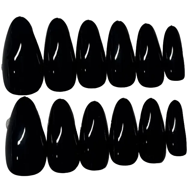 Long almond black