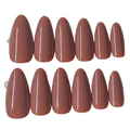 Long almond dusty rose