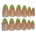 Long almond green french