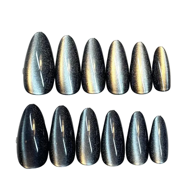 Dark grey cat eye