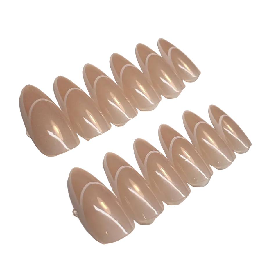 Long almond double french line