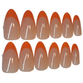 Long almond orange french