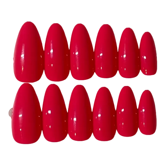 Long almond iconic pink