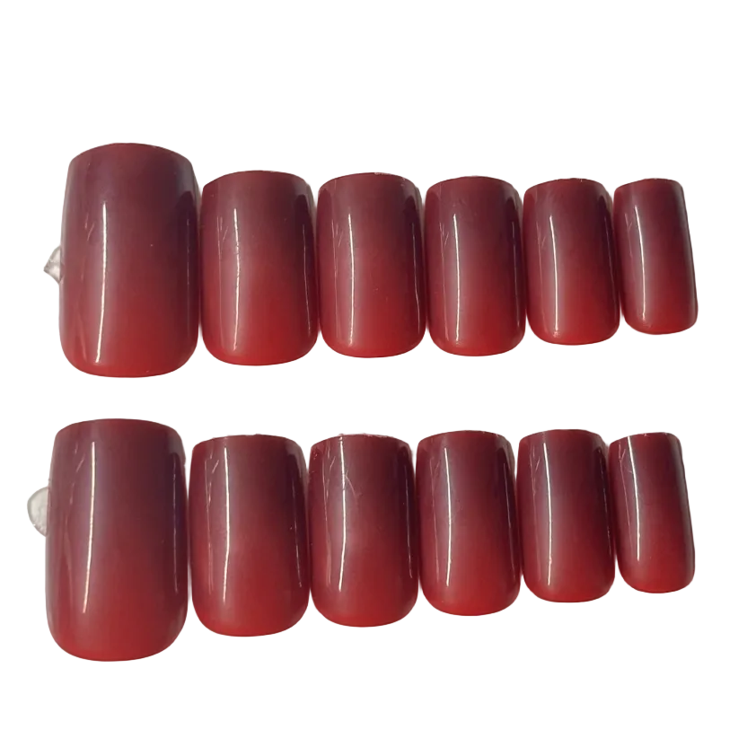 Medium square bordeaux