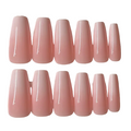 Long coffin rose based ombre