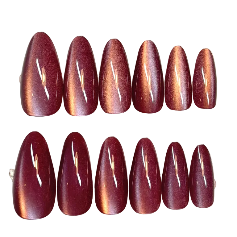 Dark nude cat eye