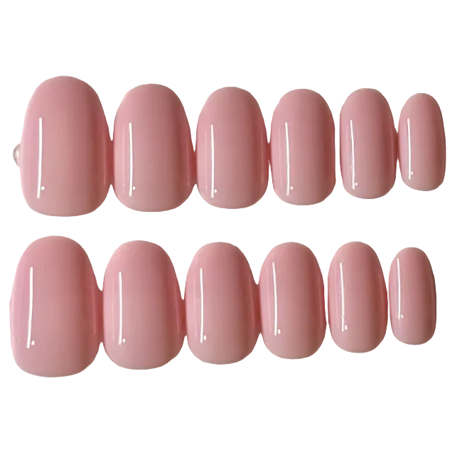 Short round baby pink