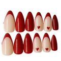 Long almond red love