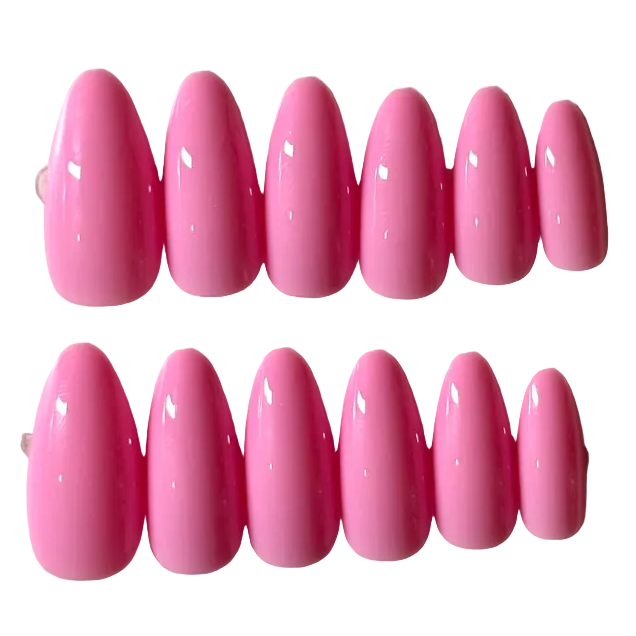 Long almond barbie pink
