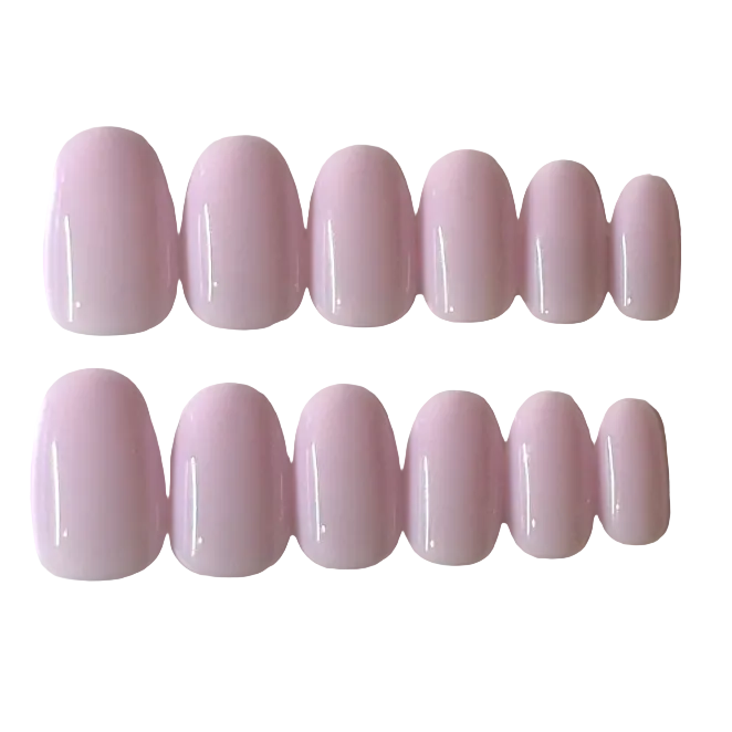 Short round purple blush