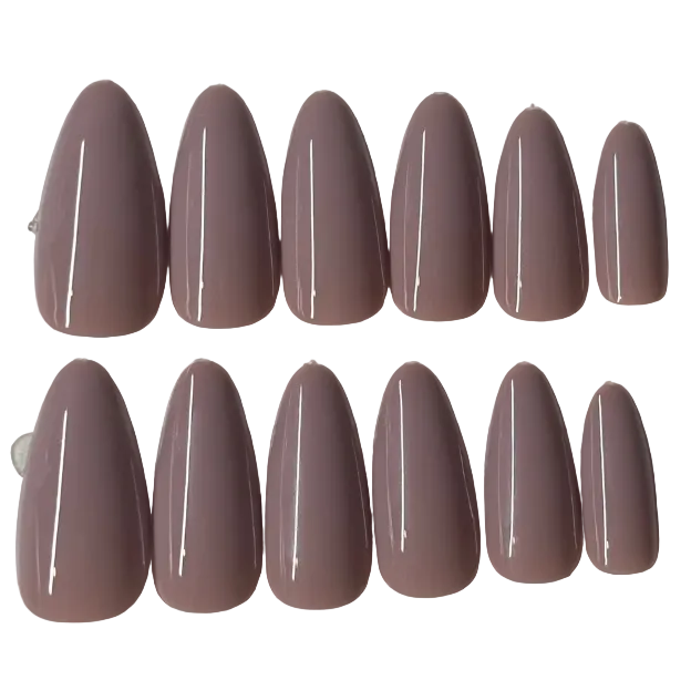 Long almond mauve mist